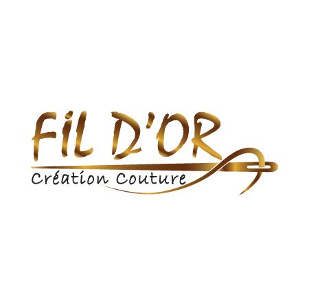 logo fil d'or création couture